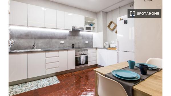 Habitación en piso compartido en barcelona.