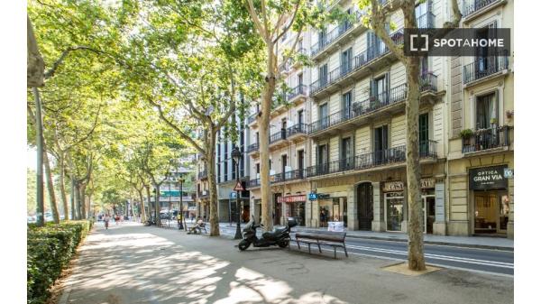 Habitación en piso compartido en barcelona.
