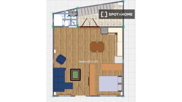 Estudio en alquiler en Navas, Barcelona