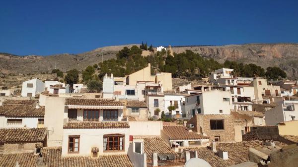 Castillo en plaza Major