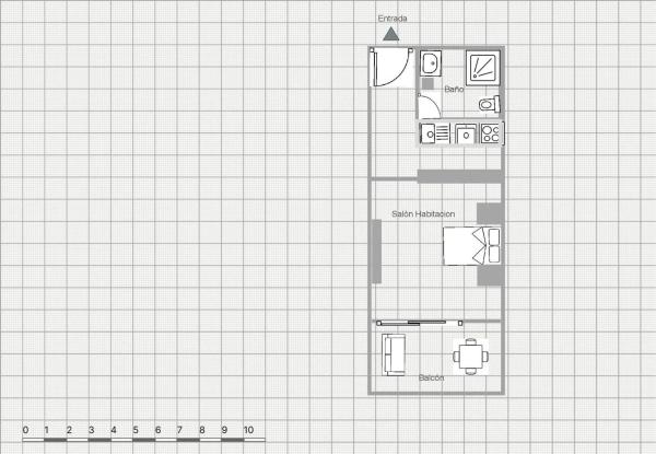 Estudio en avenida de Portugal