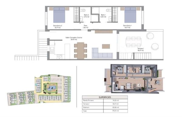 Ático en Playa de Poniente