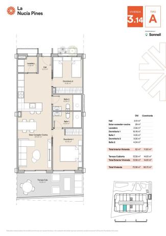 Piso en Partida Muixara Cv-715, 128