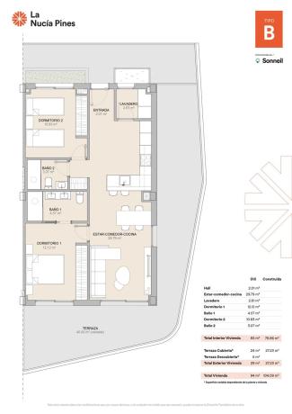 Piso en Partida Muixara Cv-715, 128