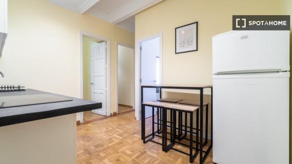 Habitación en piso compartido en madrid.