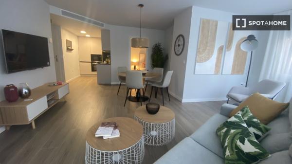 Apartamento de 2 dormitorios en alquiler en La Trinidad Este, Málaga
