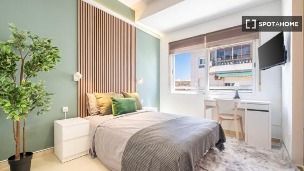 Chambre dans un appartement partagé de 4 chambres à louer à Alicante.