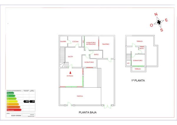 Chalet adosado en calle Trepadora, 134
