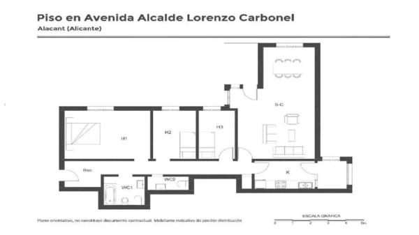 Piso en avenida de Alcalde Lorenzo Carbonell