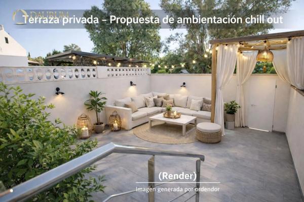 Chalet adosado en calle Trident