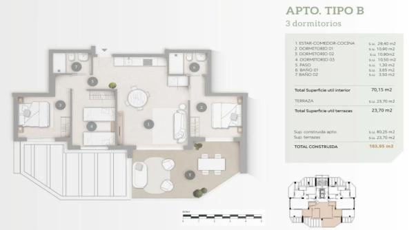 Piso en Playa Arenal-Bol