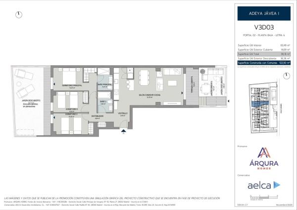 Piso en calle Cannes, 3