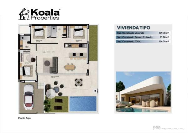 Chalet pareado en Avenida 8 de marzo s/n