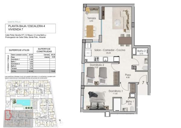 Piso en calle Lina Baño, 2