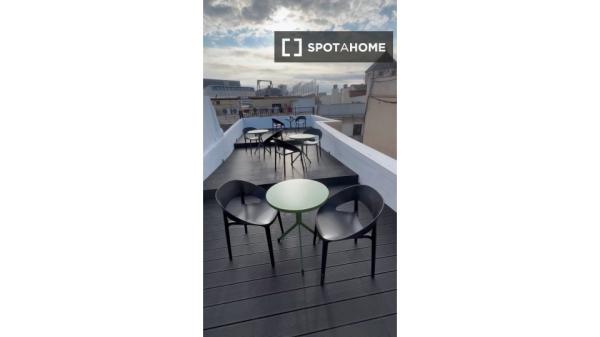 Habitación en piso compartido en barcelona.