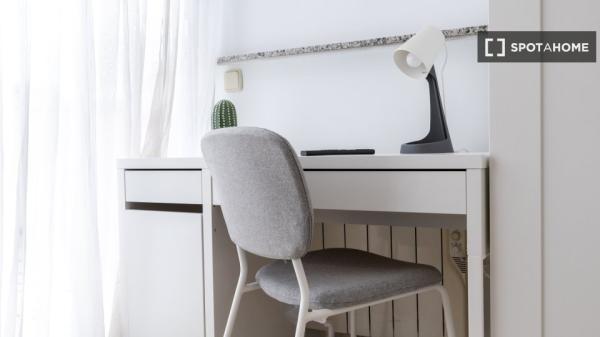 Habitación en piso compartido de 4 habitaciones en alquiler en Numancia, Madrid