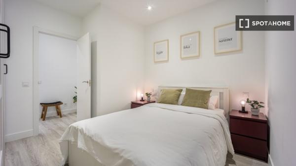 Habitación en piso compartido en madrid.
