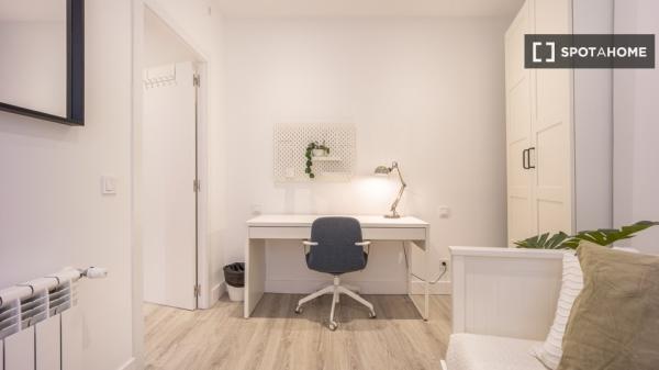 Habitación en piso compartido en madrid.