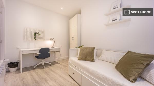 Habitación en piso compartido en madrid.