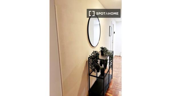 Habitación en piso compartido en madrid.