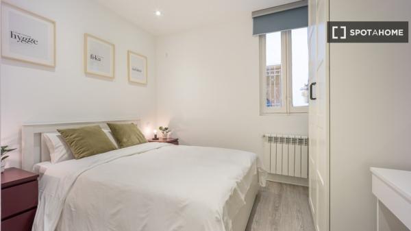 Habitación en piso compartido en madrid.