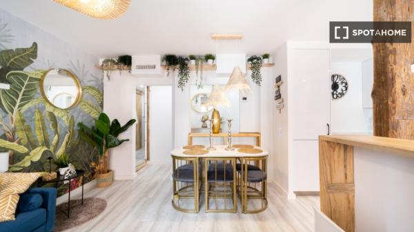 Habitación en piso compartido en madrid.