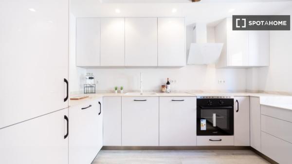 Habitación en piso compartido en madrid.