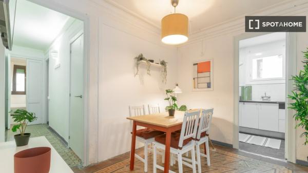 Zimmer in einer Wohngemeinschaft im Stadtteil Sarrià-Sant Gervasi