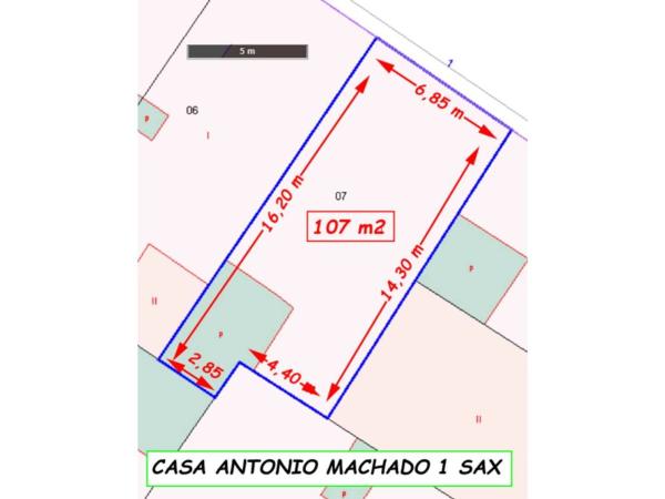 Chalet adosado en calle Antonio Machado