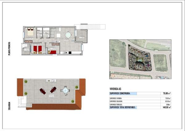 Chalet adosado en calle Inglaterra