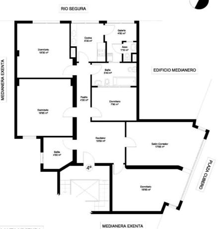 Ático en plaza Cubero