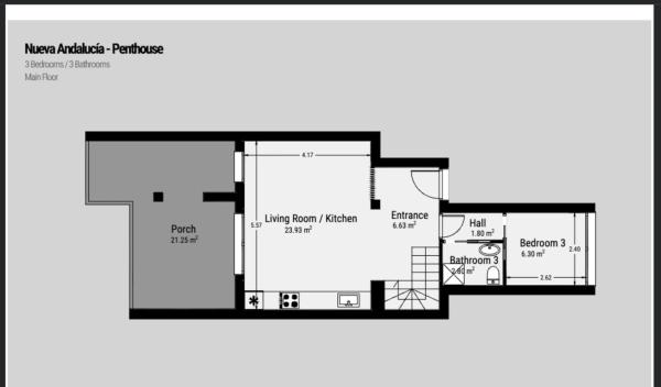 Dúplex en calle Yedras, 16