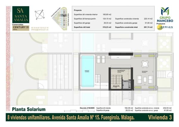 Chalet adosado en avenida Santa Amalia, 15