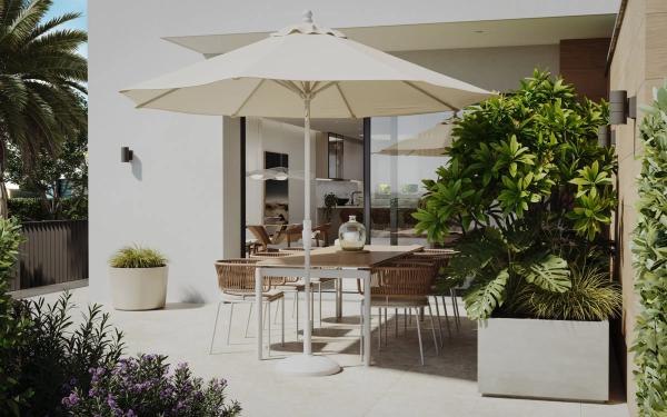 Chalet adosado en avenida Santa Amalia, 15