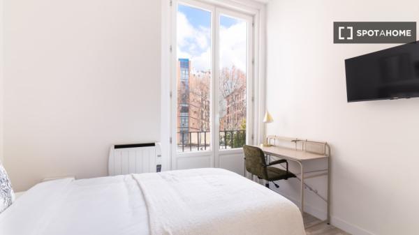 Habitación en piso compartido en madrid.