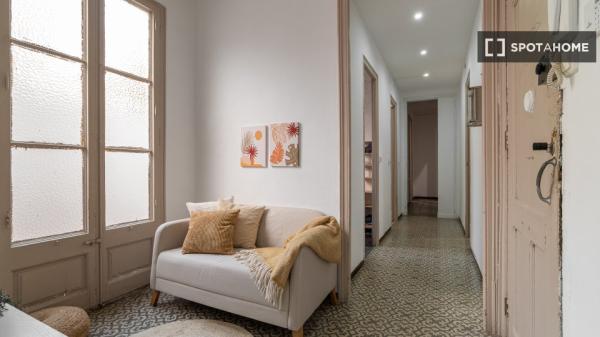 Chambre à louer à La Nova Esquerra de l'Eixample, Barcelone.