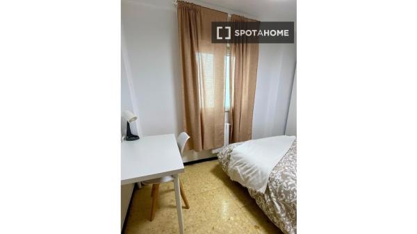 Pokój w mieszkaniu dzielonym z czterema sypialniami do wynajęcia w Saragossie.